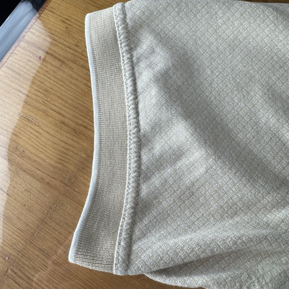Vintage Munsingwear Men's Beige With White Piping Polo Shirt Size XL Excellent - Picture 5 of 9